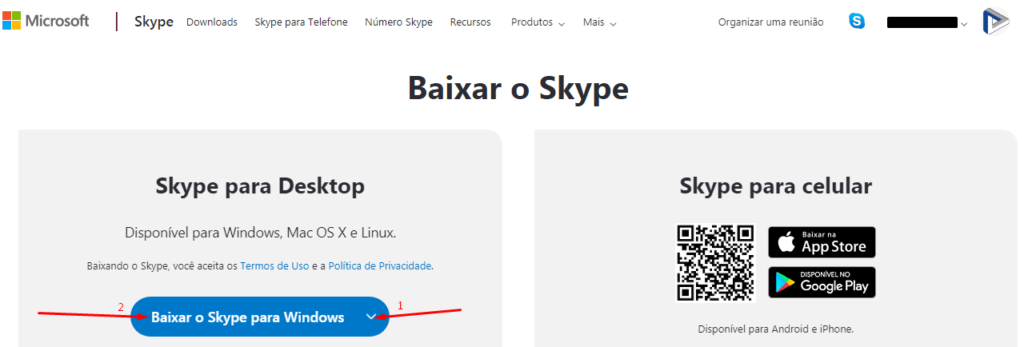 skype mac portugues brasil